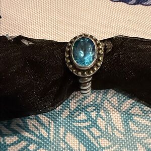 Samuel B 14 K and Sterling Silver Ring 6